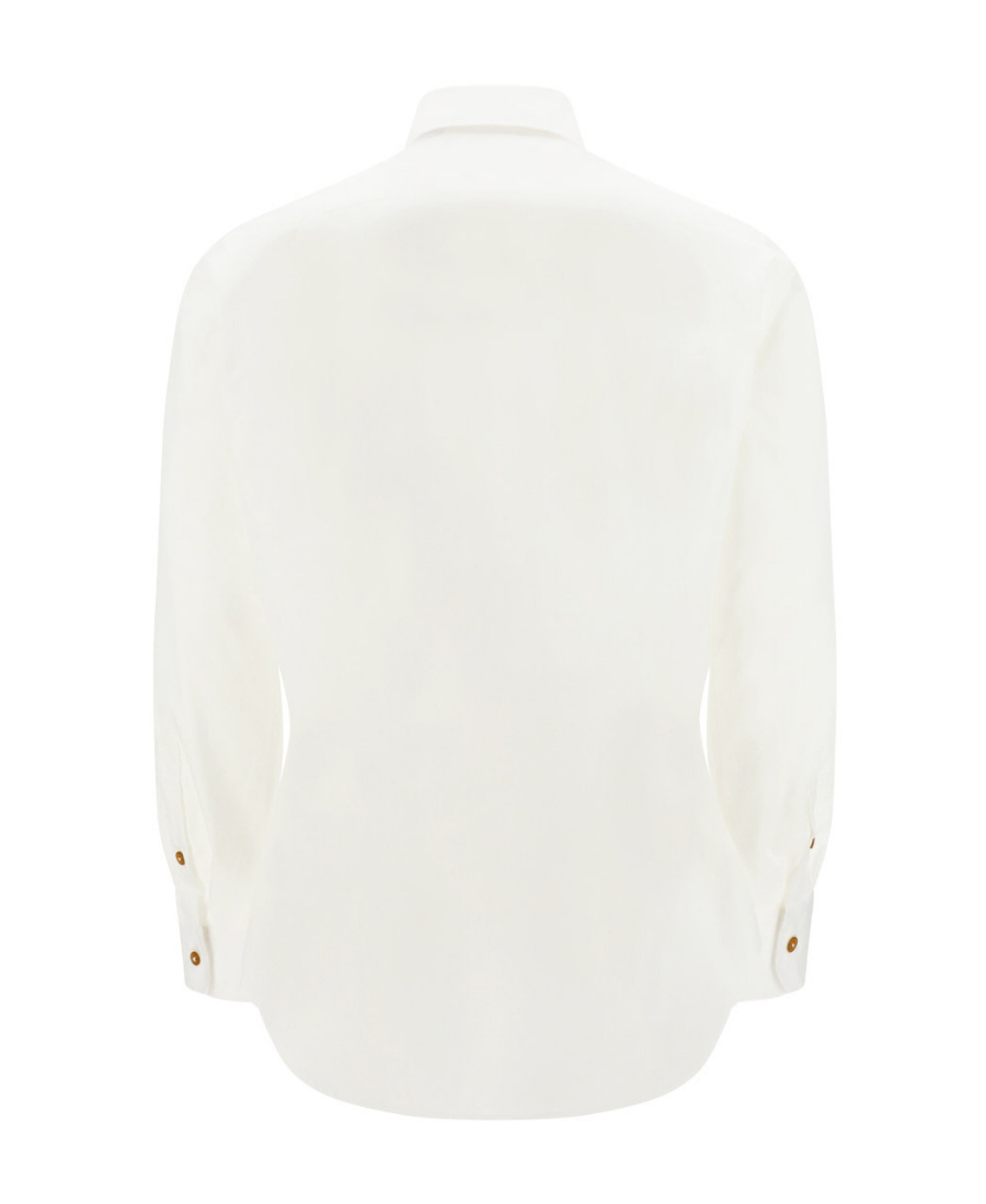 Vivienne Westwood Krall Logo-embroidered Cotton Shirt In White