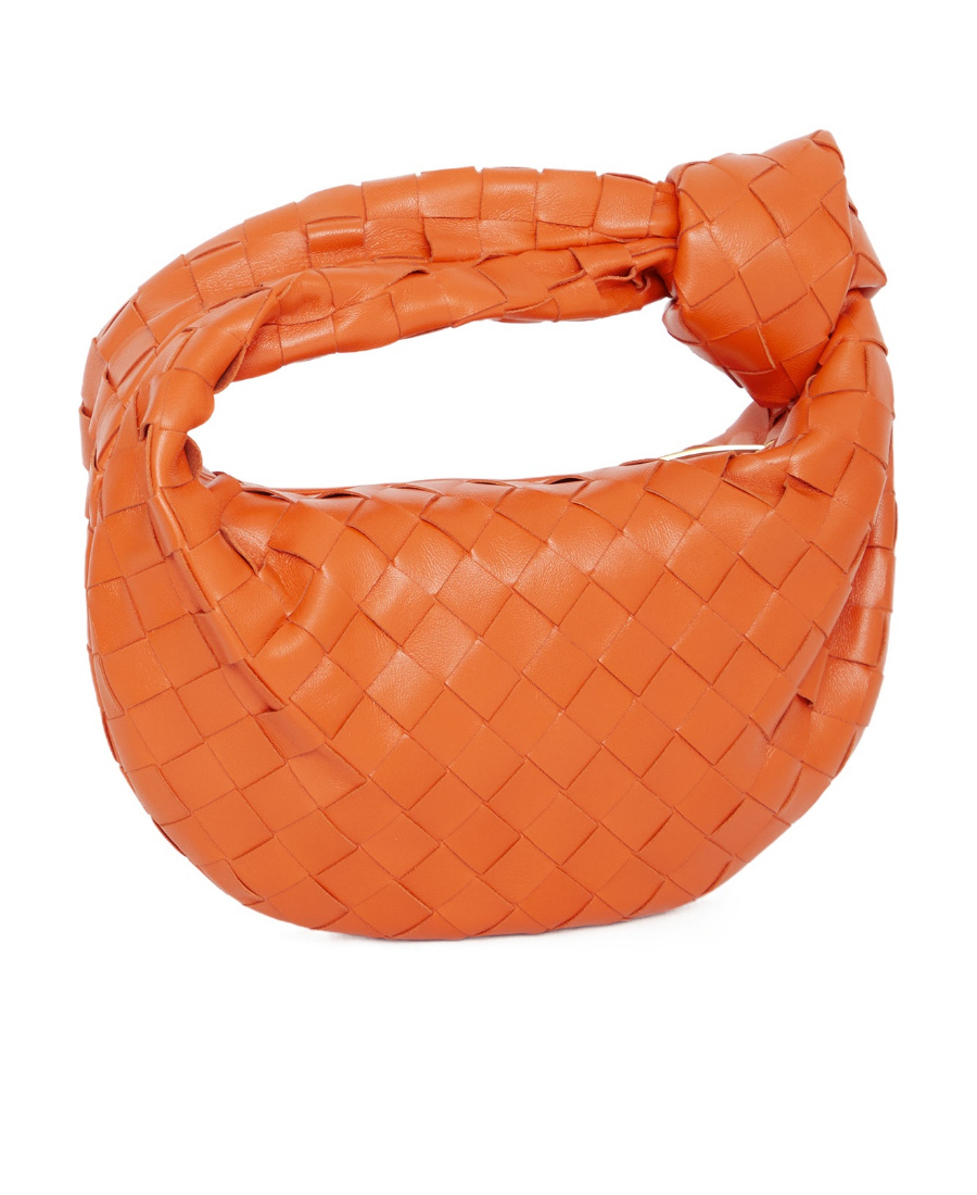 Bottega Veneta Women Mini Jodie Handbag In Orange