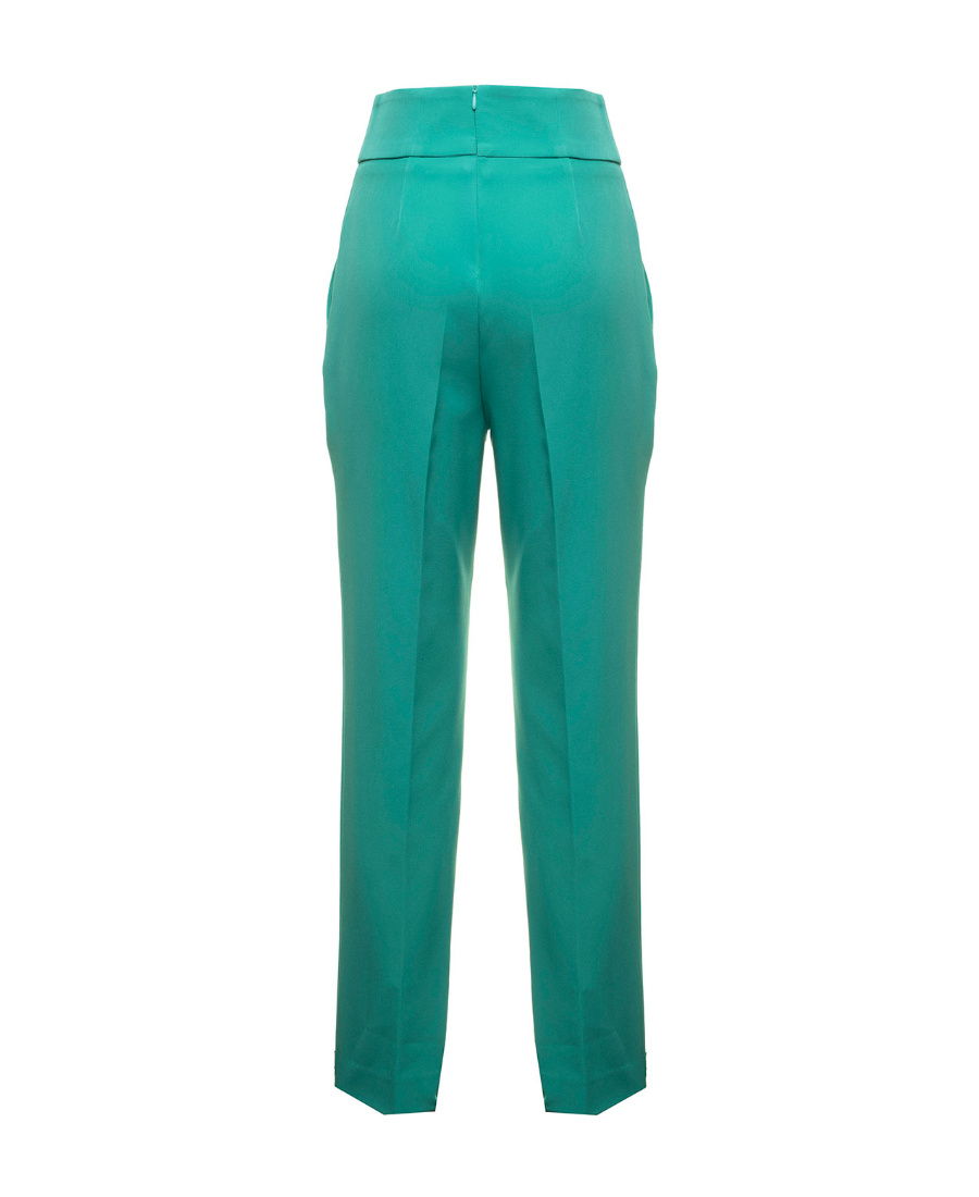 Liu •jo Straight Casual Pants In Green