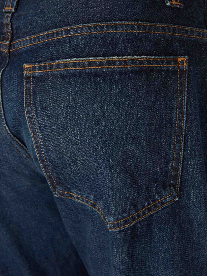 Khaite Cotton Jeans In Blue