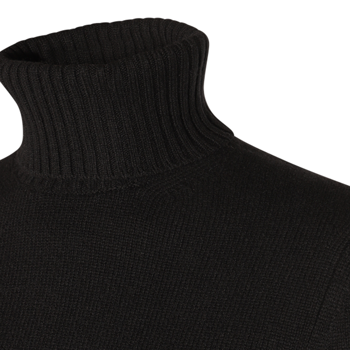 Loro Piana Roll Neck Long Sleeved Jumper In Black