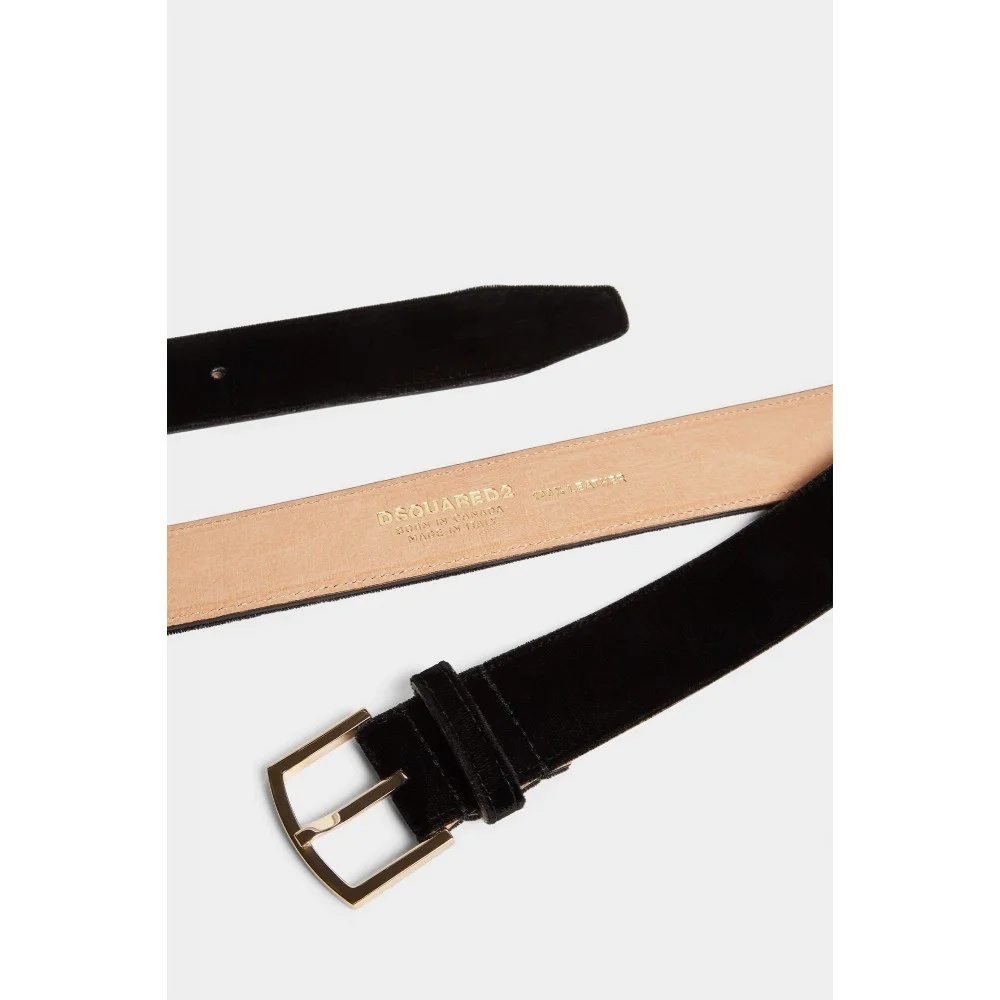 Dsquared2 Logo Belt In Black