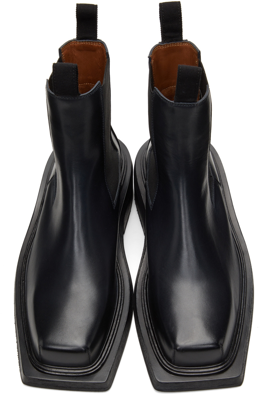 Marsèll Cassettino Square-toe Ankle Boots In Black