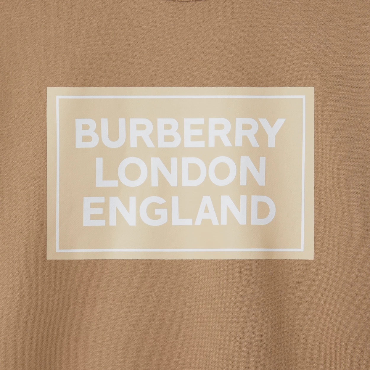 Burberry Round Collar Long Sleeve Sweater In Brown