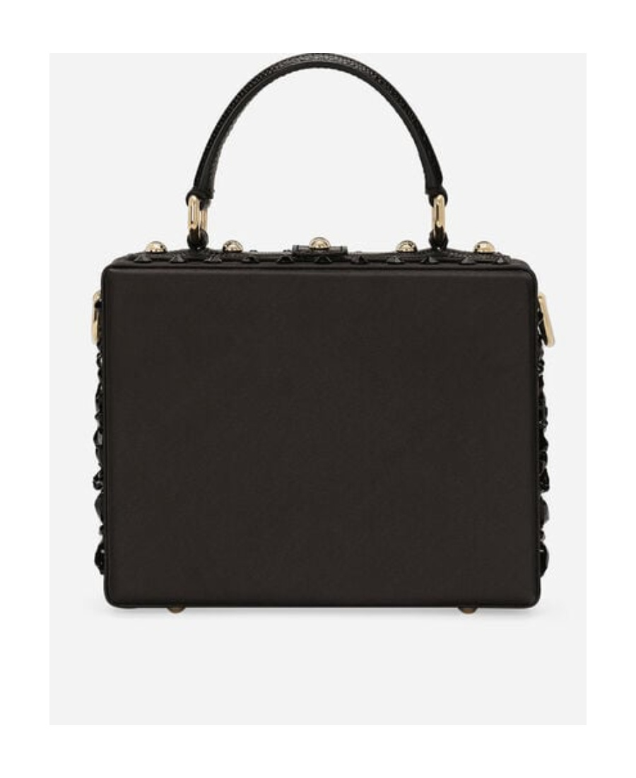 Dolce & Gabbana Dolce Box Gemstone-detail Tote Bag In Black