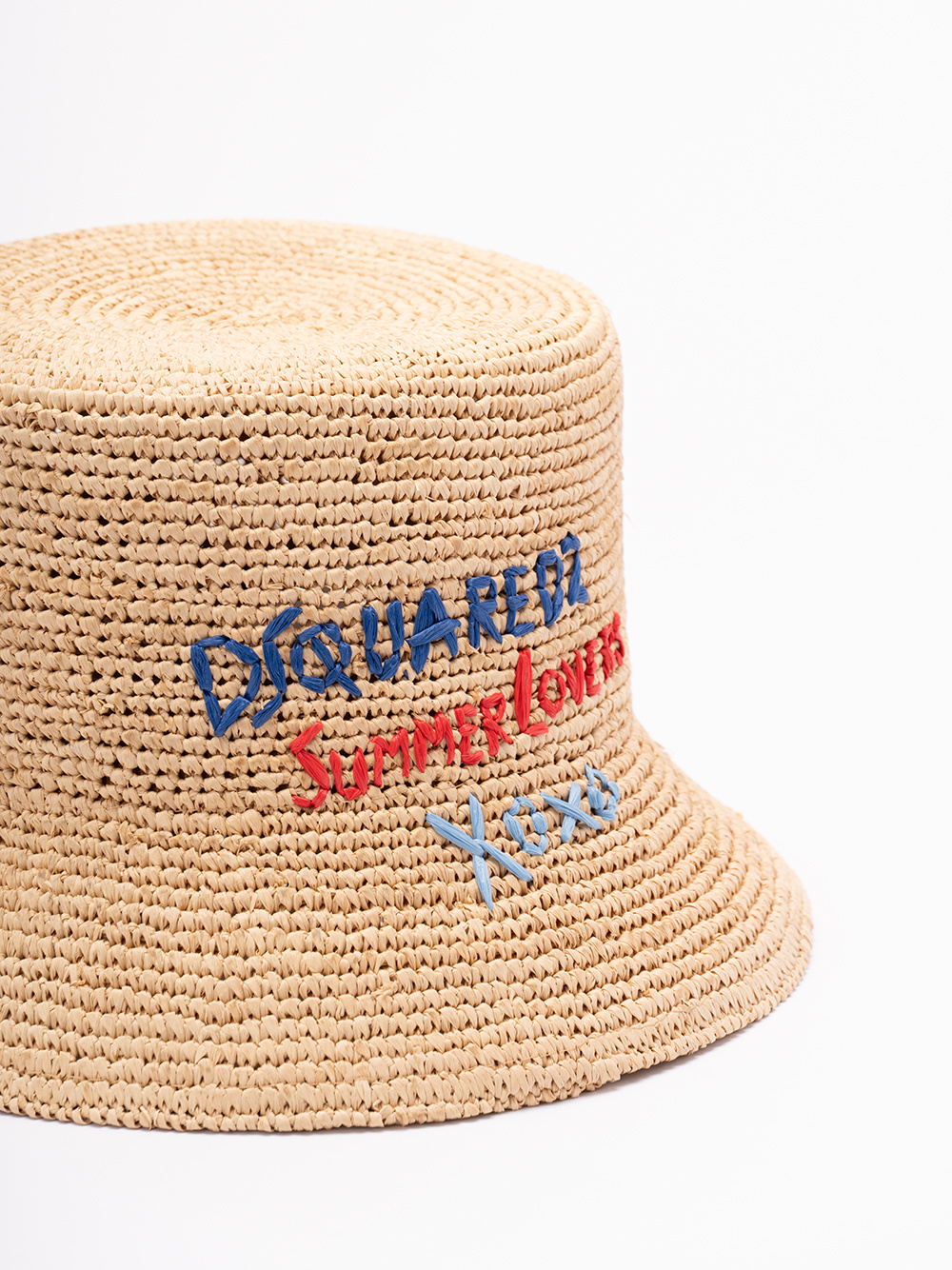Dsquared2 Beige Hat With Logo Lettering Embroidery On The Front In Nude