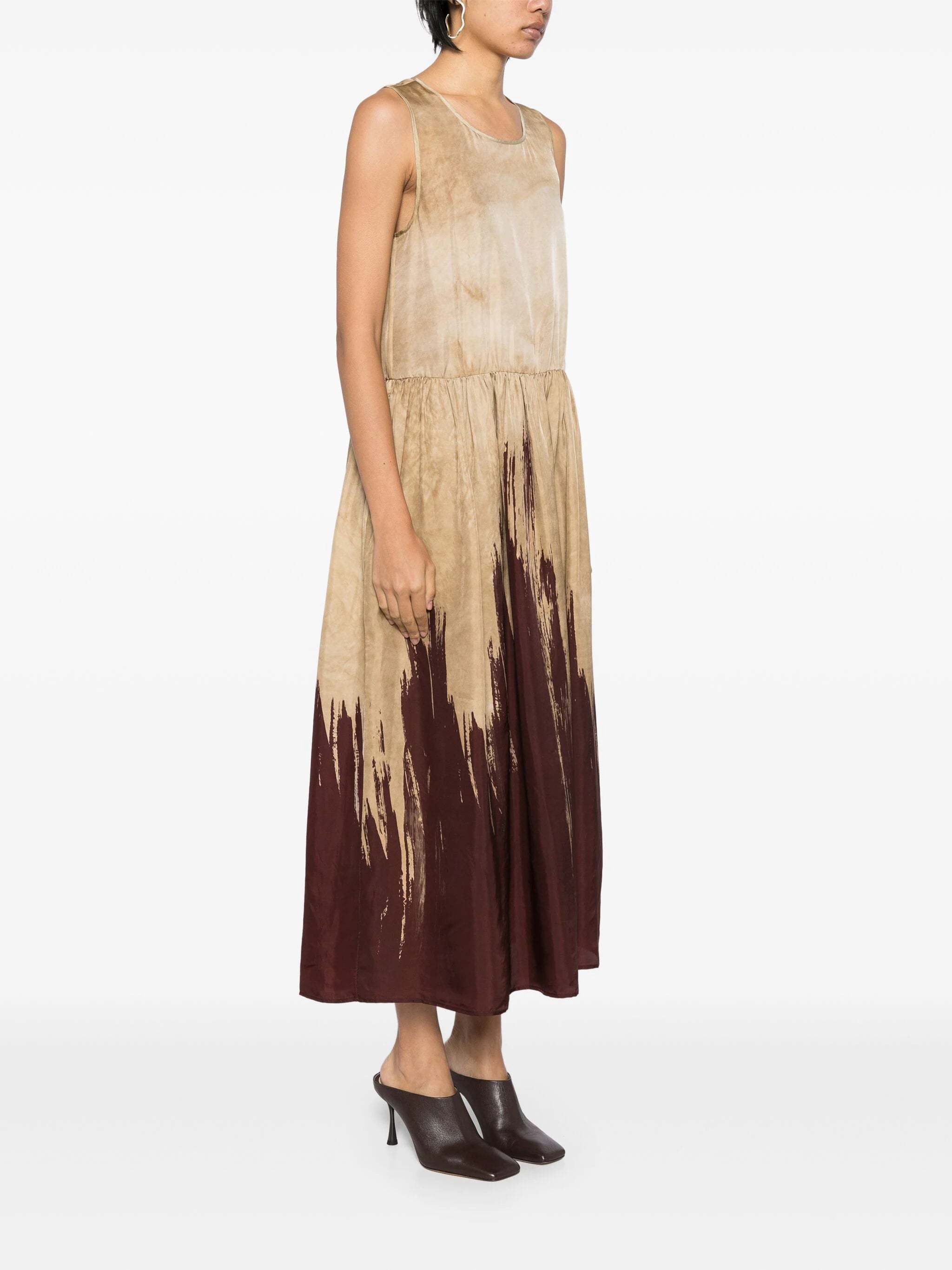 Uma Wang Moulay.d129 Ardal Dress In Nude