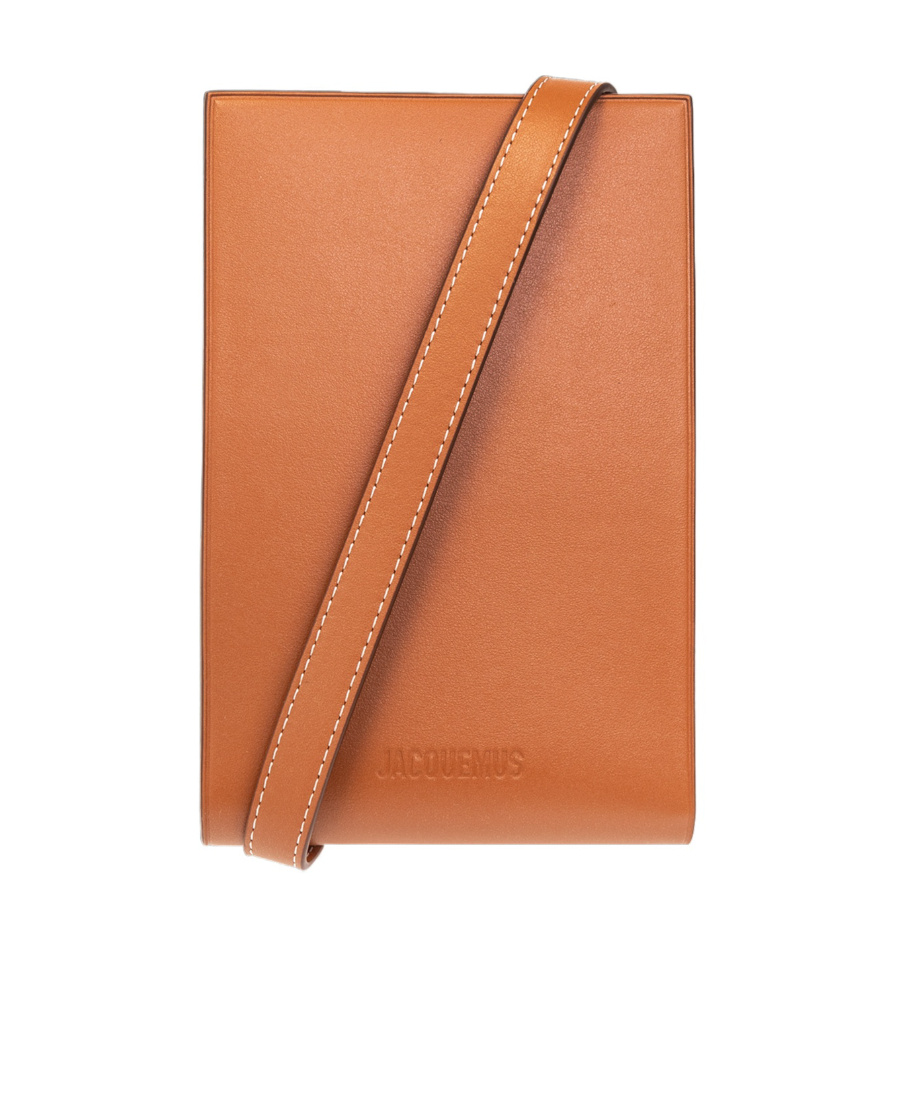 Jacquemus Le Gadju Neck Wallet In Brown