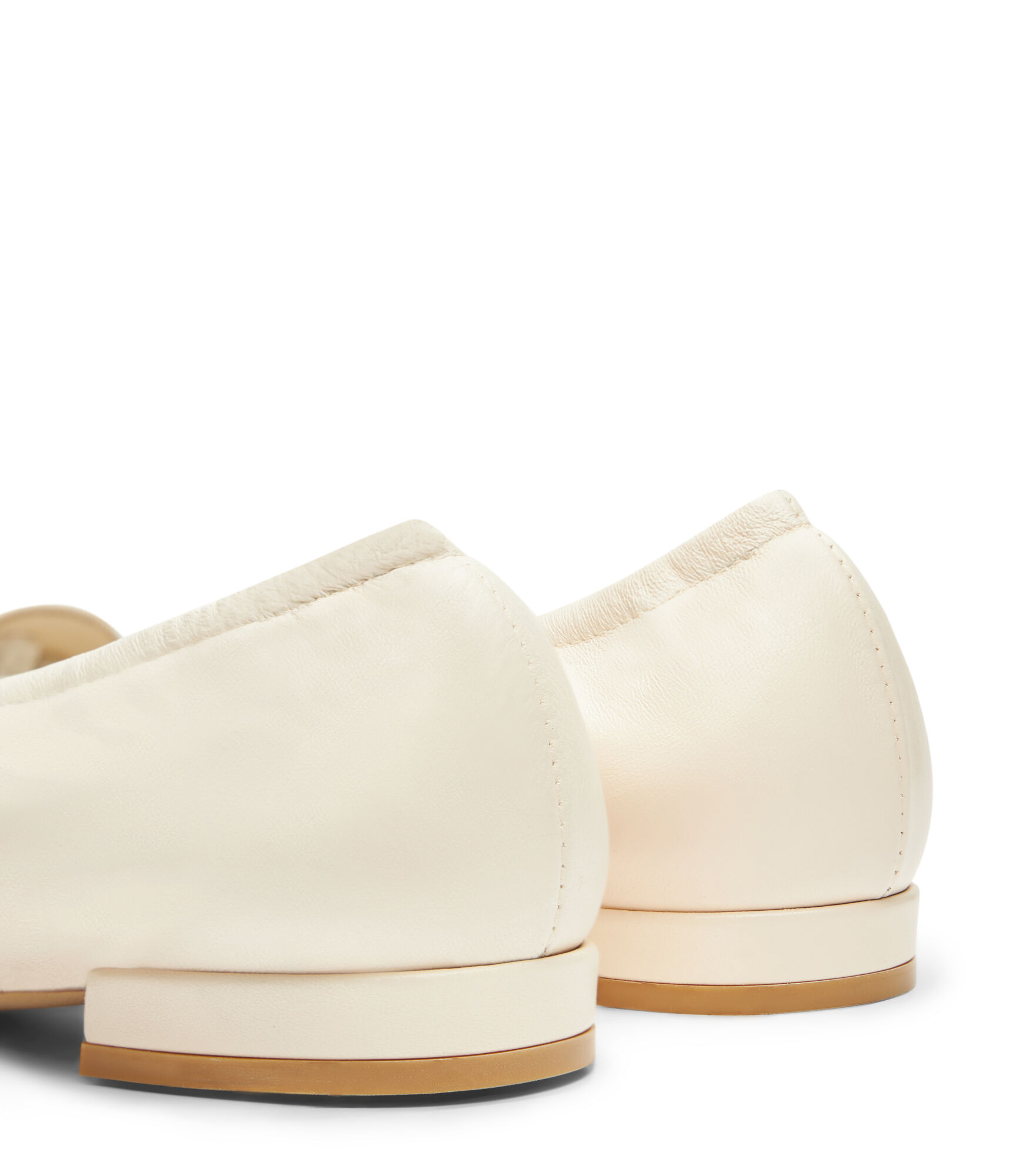 Stuart Weitzman Tully Ballet Shoes In White