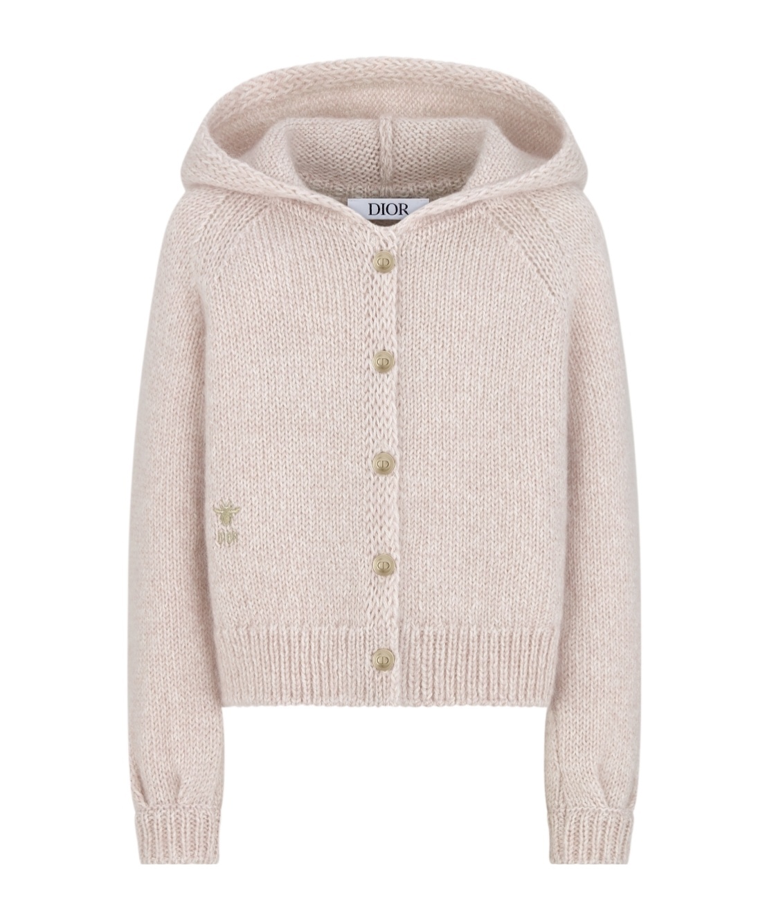 Dior Hooded Cardigan In Neutral