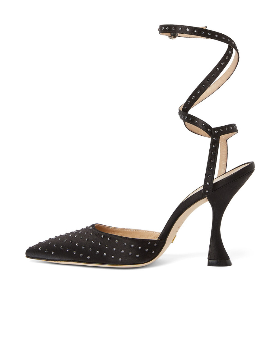 Stuart Weitzman Wrapped High Heels In Black