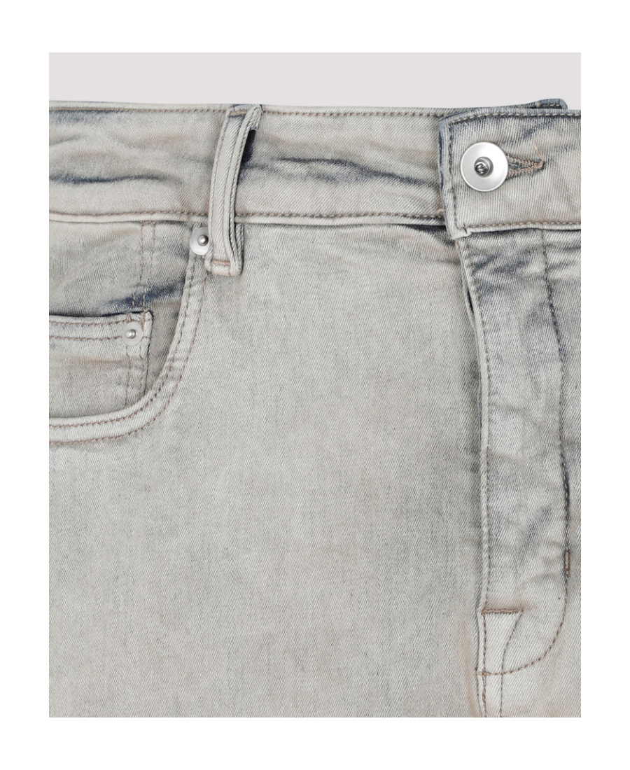 Rick Owens Drkshdw Slim-cut Cotton Jeans In Gray