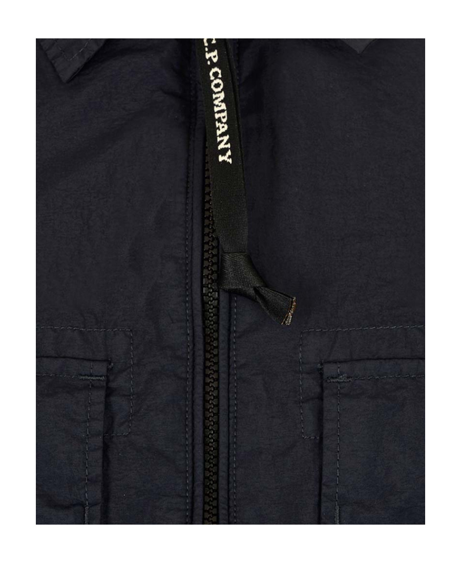 C.p. Company Zipper Opening And Closing Casual Jacket In Black