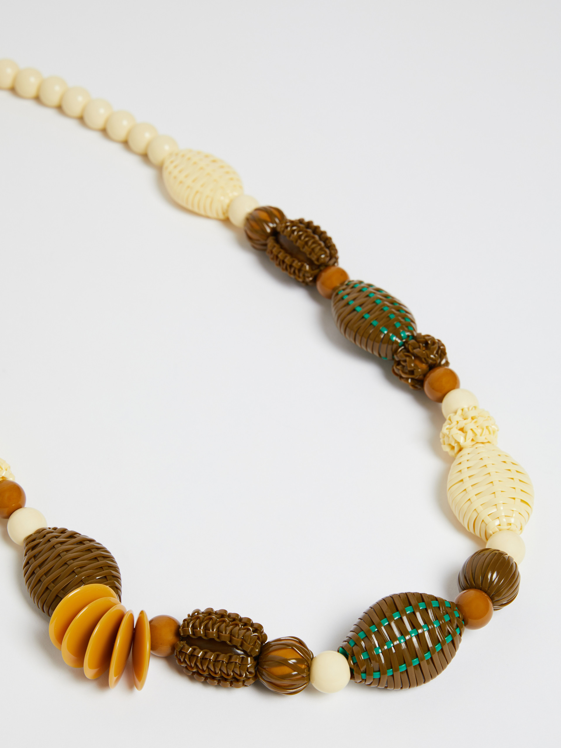 Weekend Max Mara Ethnic Resin Necklace