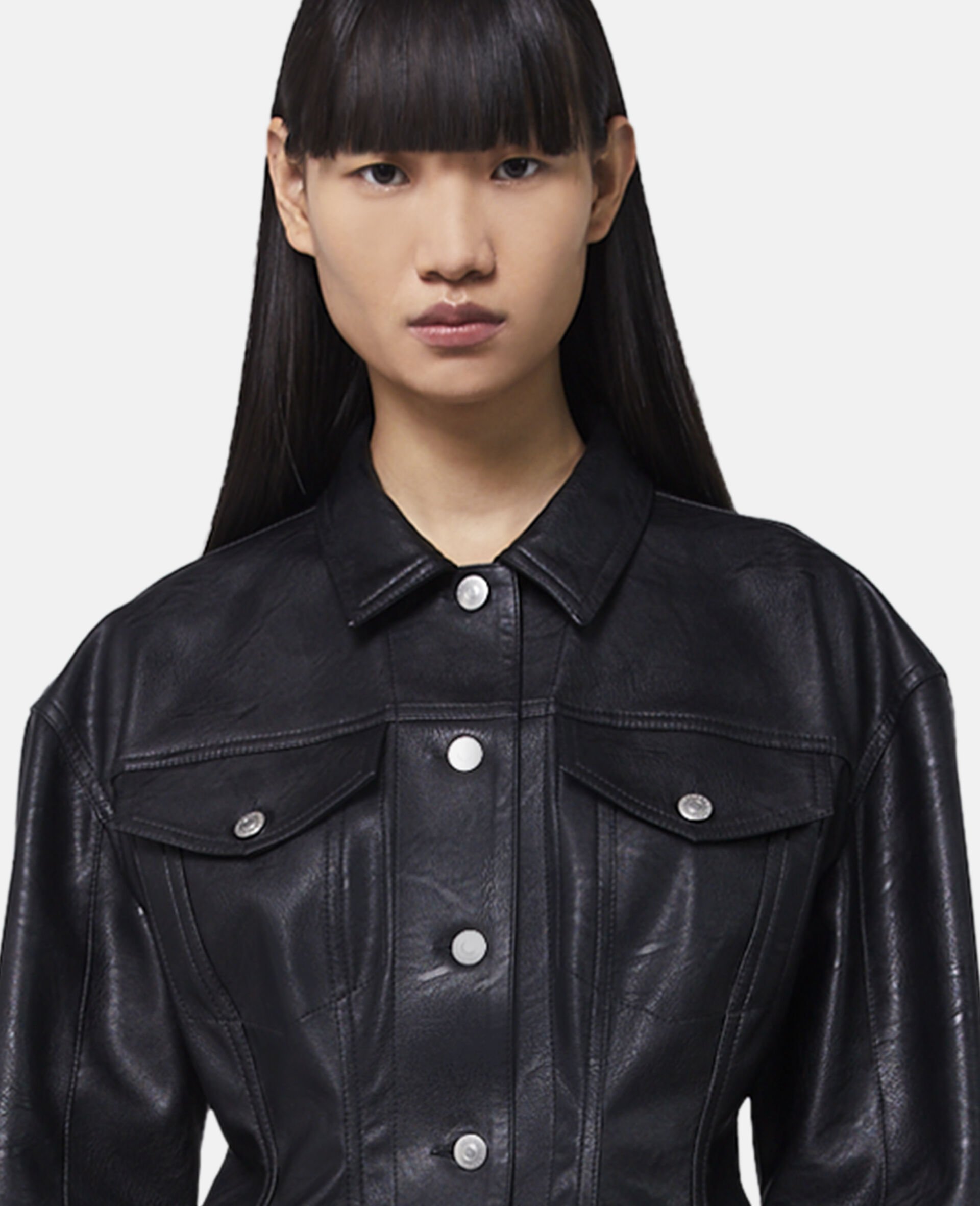 Stella Mccartney Fitted Button-up Jacket In Black