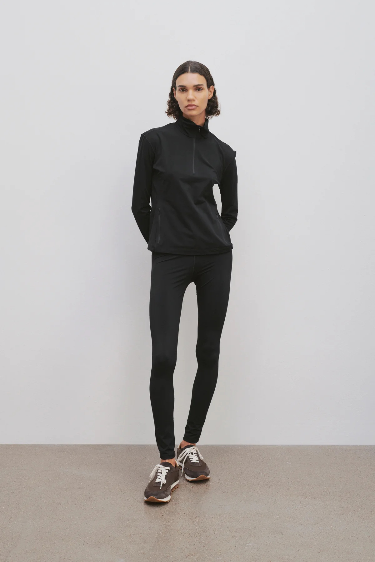 The Row Wear Leggings On The Middle Waist In Black