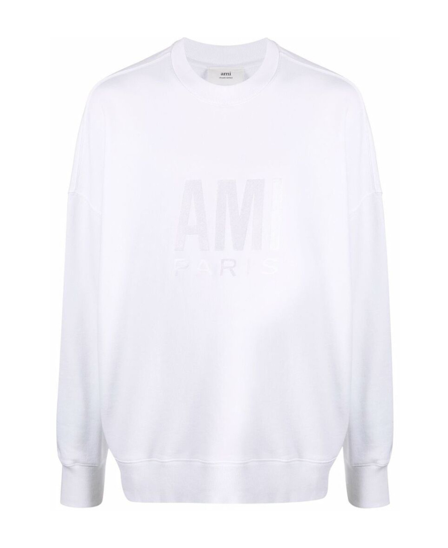 Ami Alexandre Mattiussi Tonal Logo-embroidered Sweatshirt