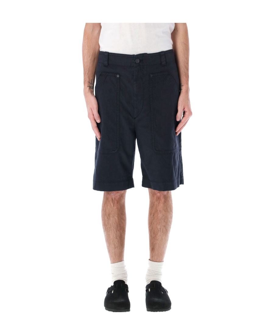 Isabel Marant Knee-length Cargo Shorts In Black