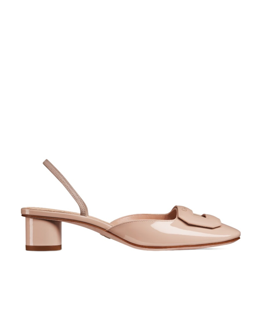 Shop Dior Day Slingback Flat In Pink