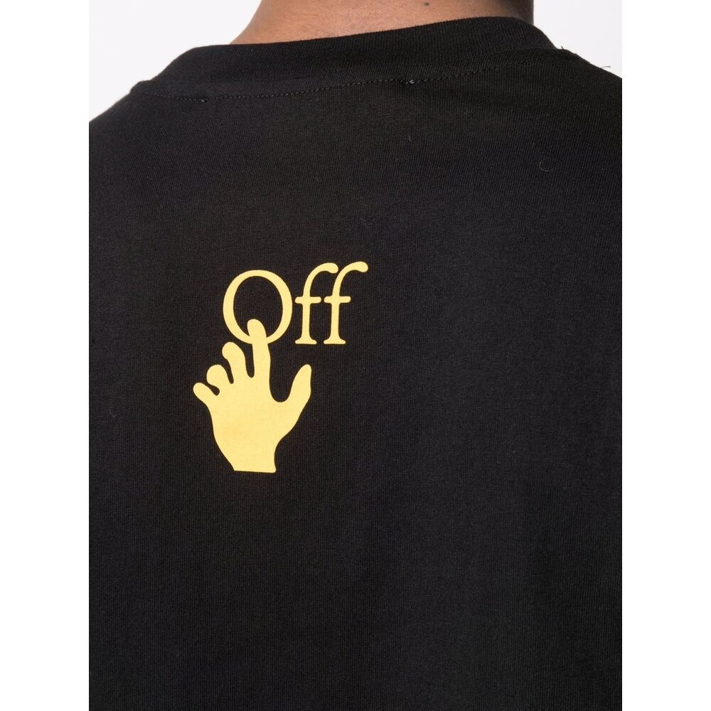 Off-white Caravaggio-print T-shirt In Black