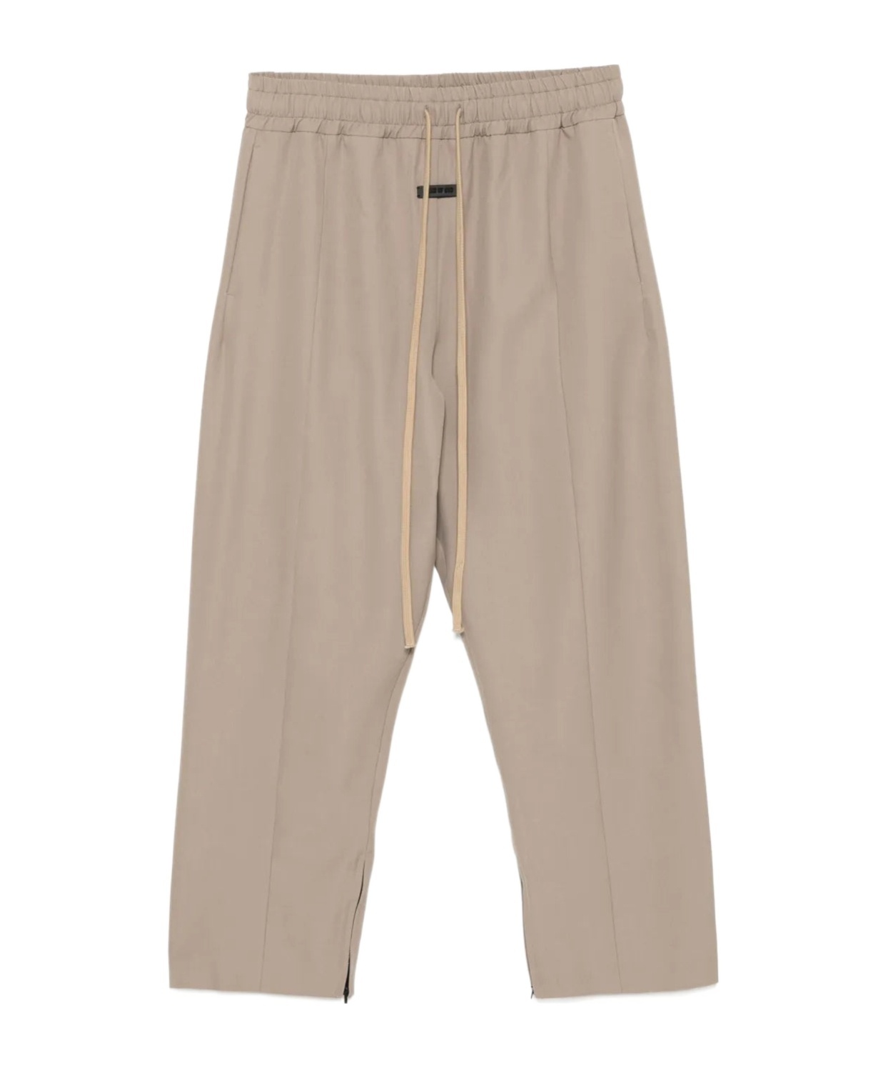 Shop Fear Of God Center Seam Track Pants In Nude