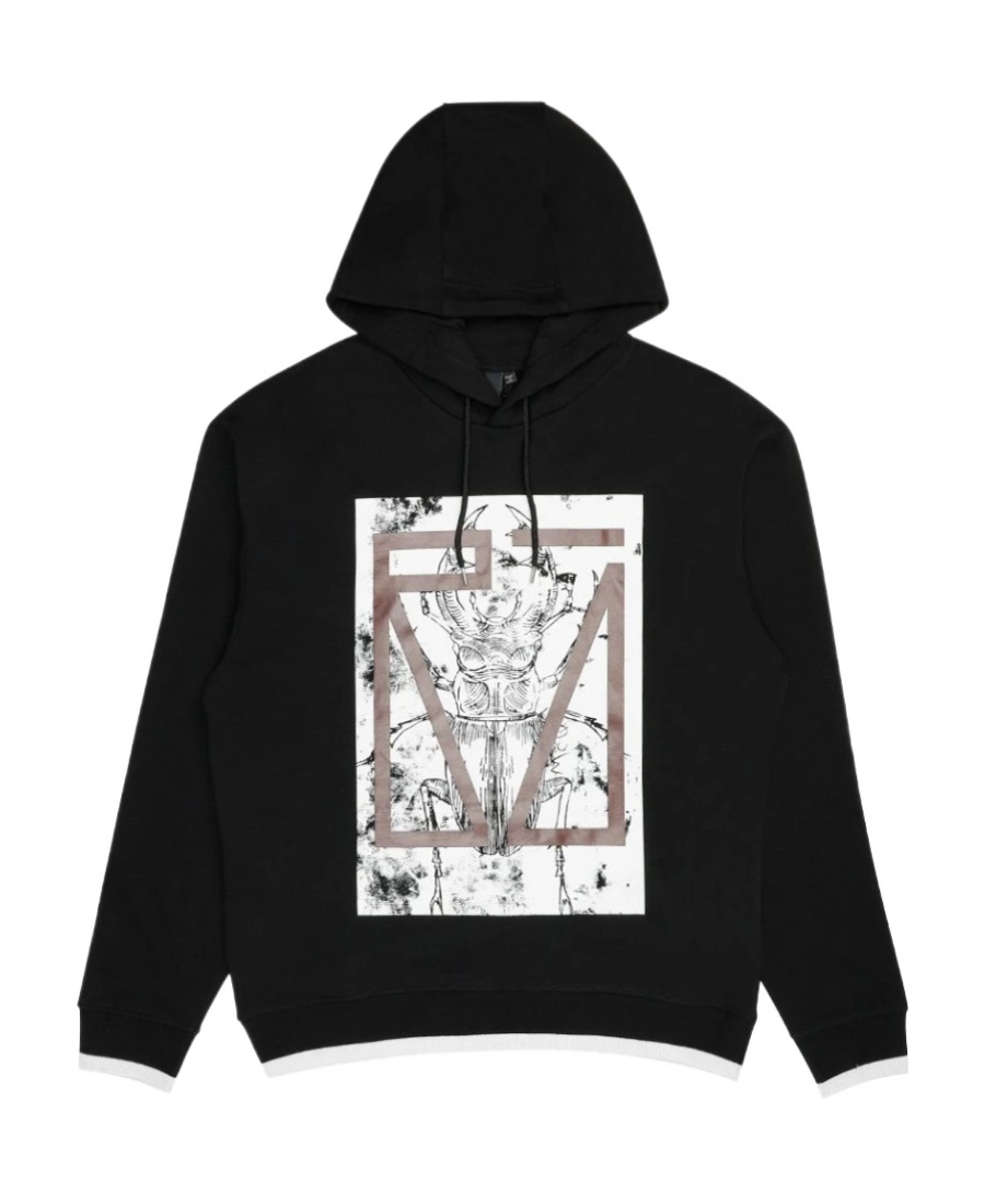 Mcq By Alexander Mcqueen Print Sweater In Black