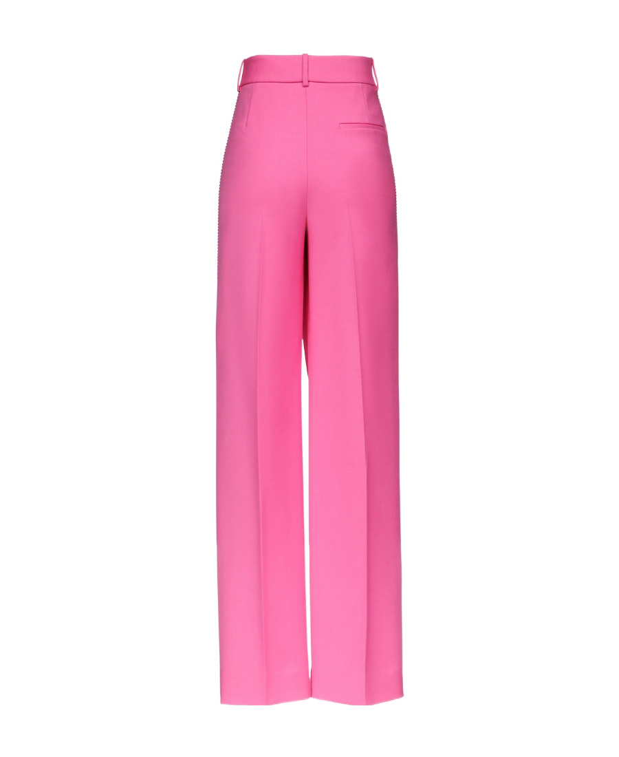 AREA CRYSTAL-EMBELLISHED PALAZZO TROUSERS