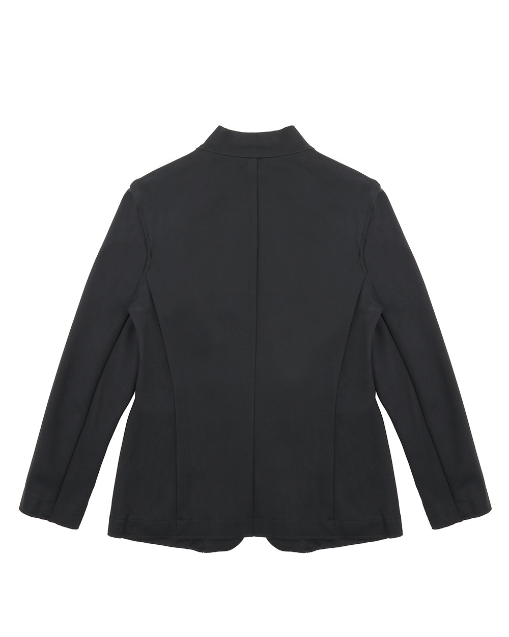 Armani Collezioni Logo Suit Jacket In Black