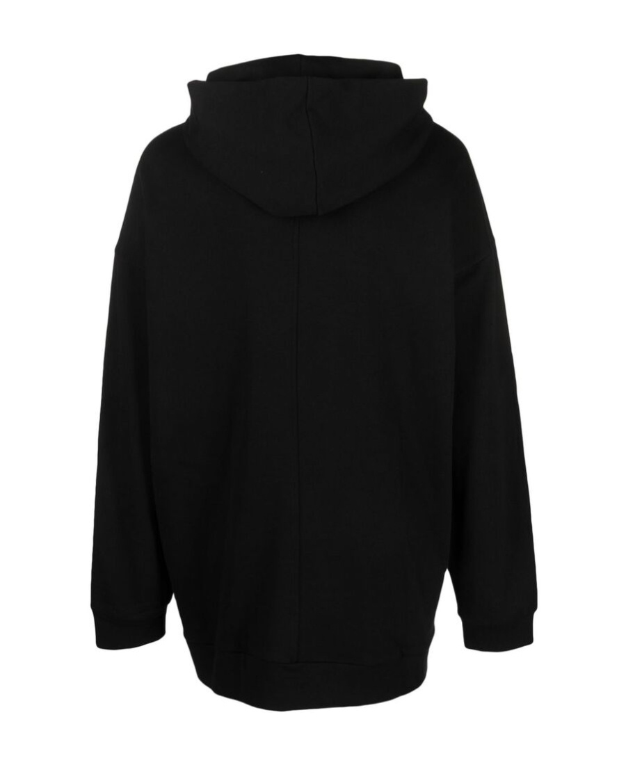 The Row Long-sleeved Cotton Hoodie In Black