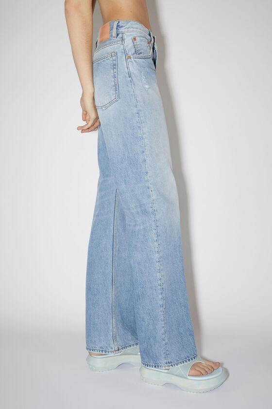 Acne Studios Wide-leg Jeans In Blue