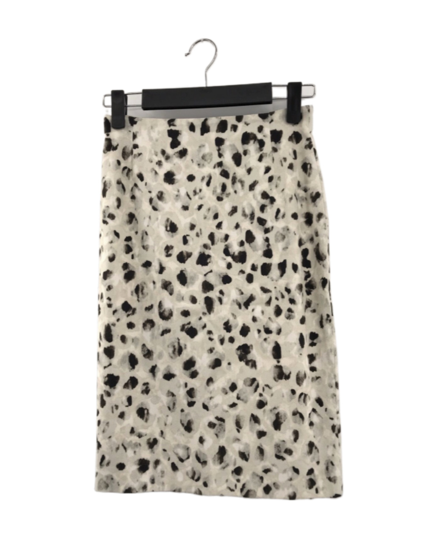 Max Mara Emblem Skirt In Nude