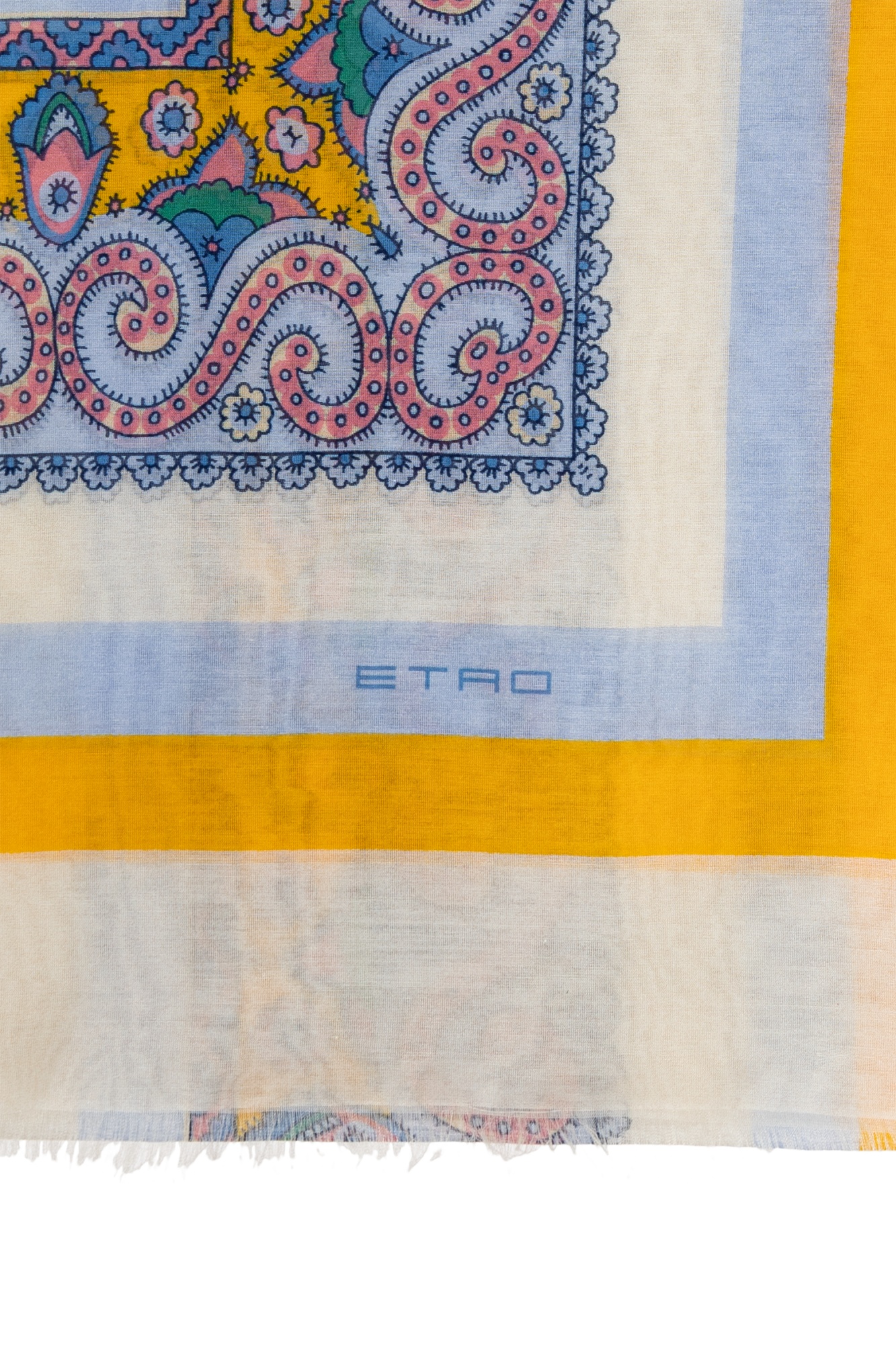 Etro Cotton Scarf In Nude