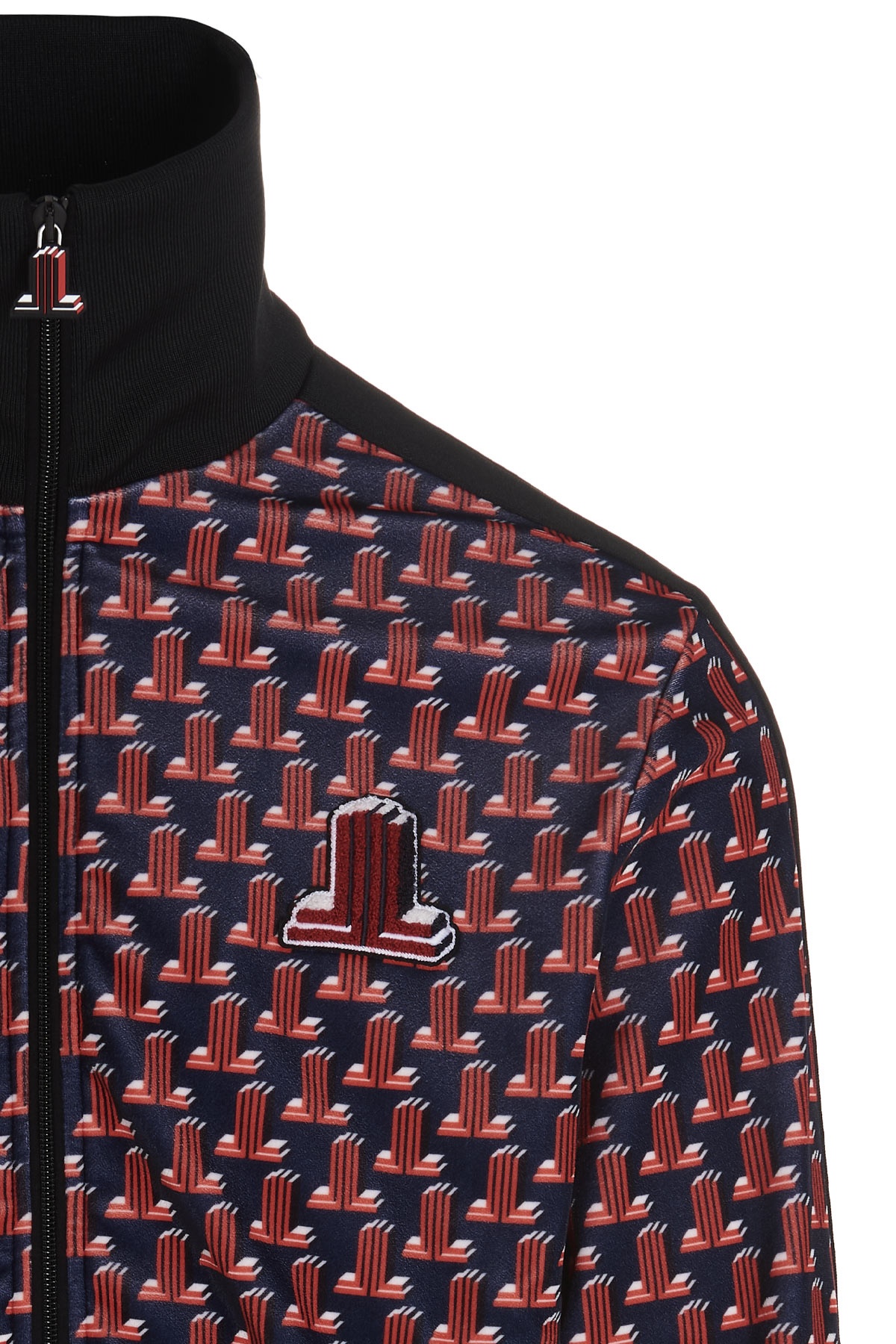 Lanvin Logo Jacquard Track Jacket In Black
