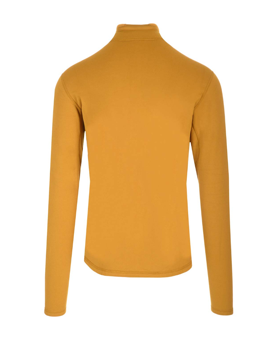 Arc'teryx Long-sleeved Zipper Collar Sweater In Orange