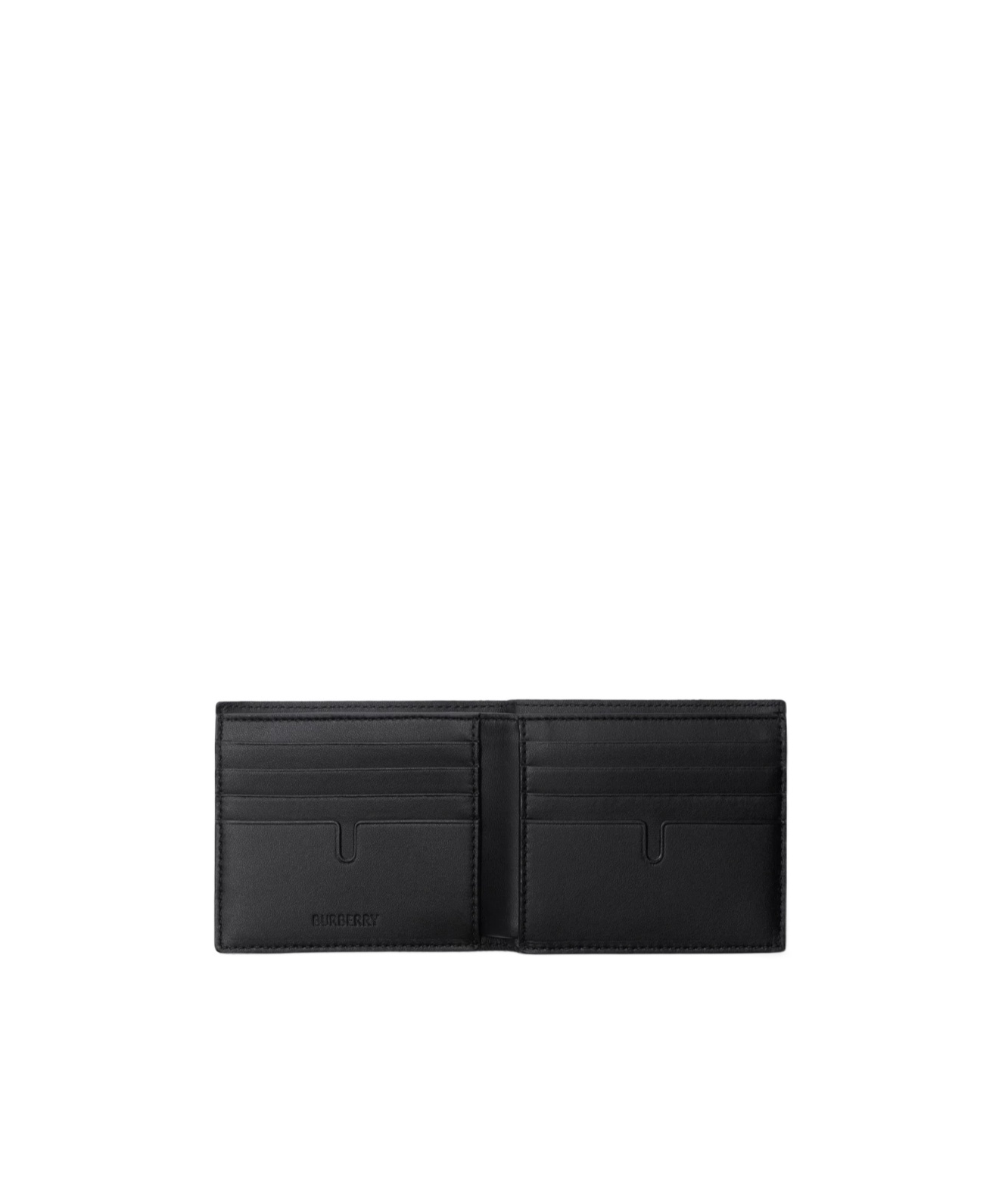 BURBERRY CHECKED BI-FOLD WALLET
