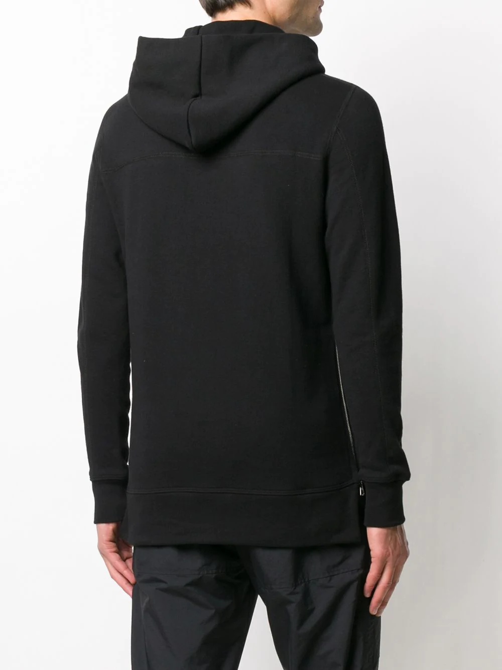 John Elliott Side-zipped Hoodie In Black