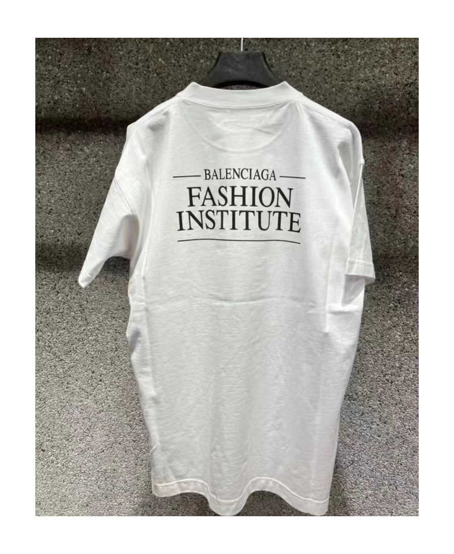 Balenciaga Couture Embroidered Oversized T-shirt In Gray