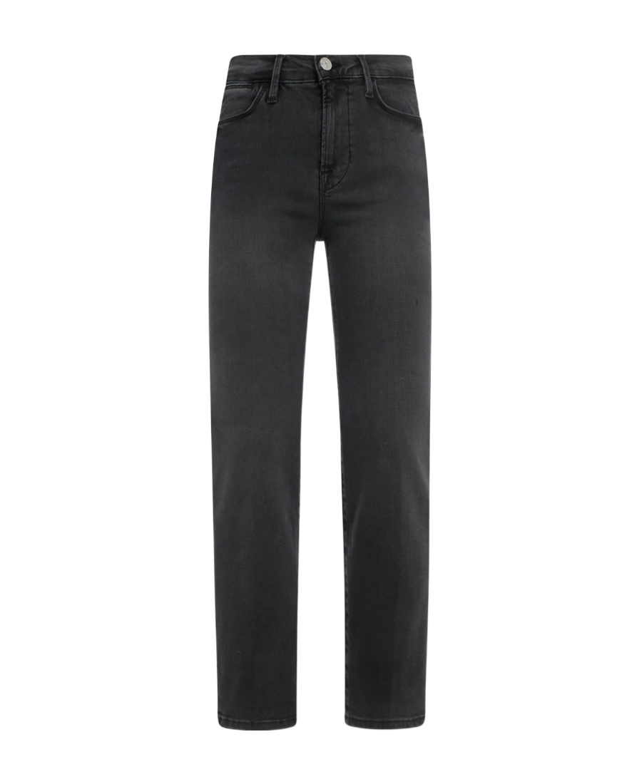 FRAME CROPPED STRAIGHT-LEG JEANS 