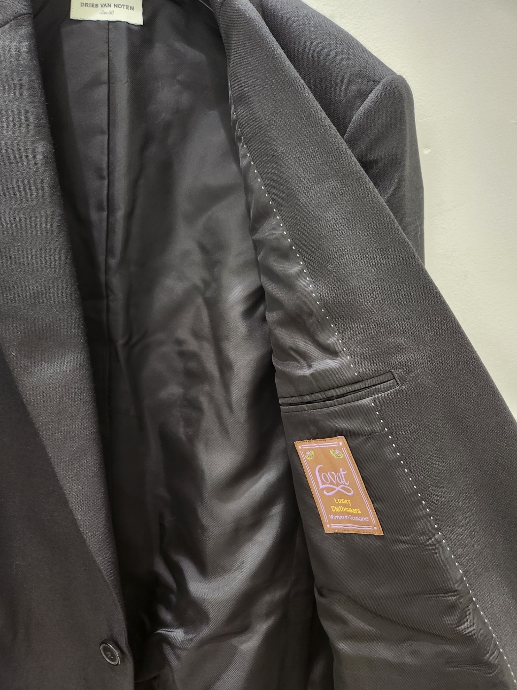 Dries Van Noten Single-breasted Blazer In Black