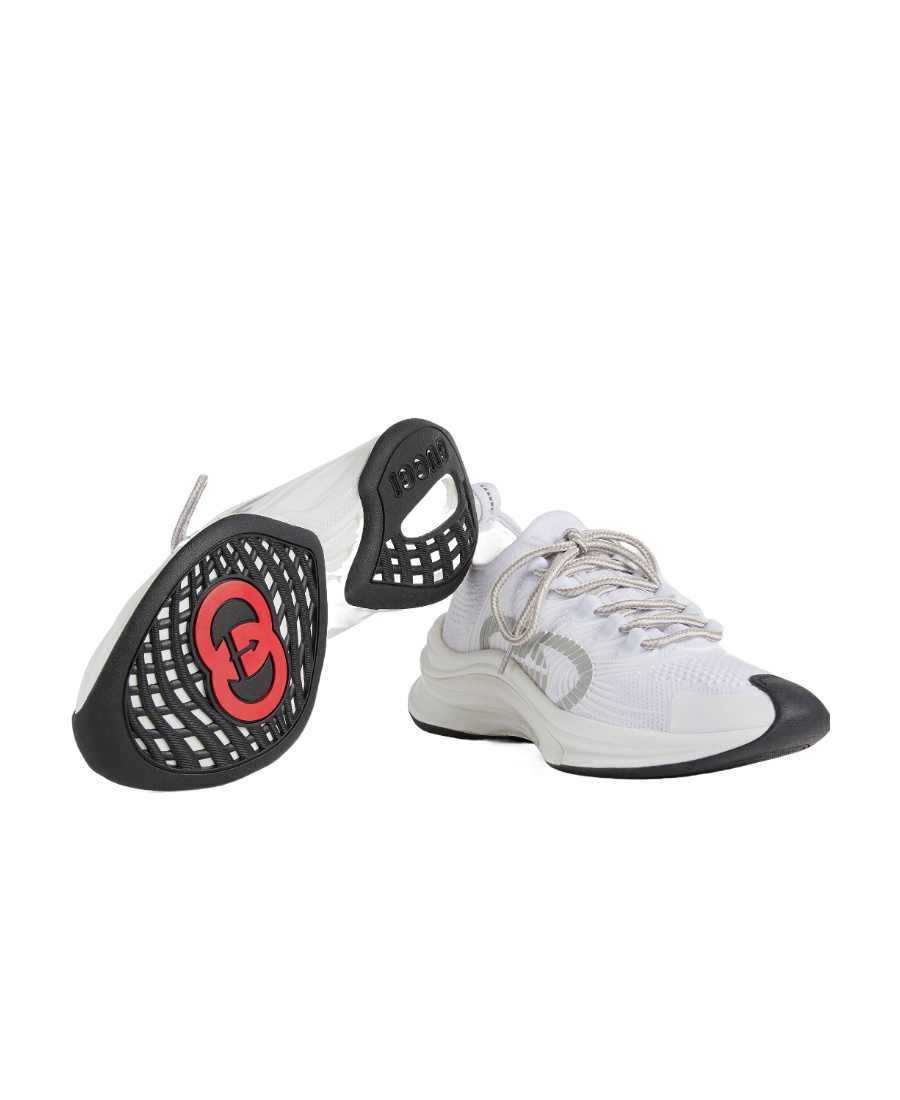 Gucci Run Lace-up Sneakers In White