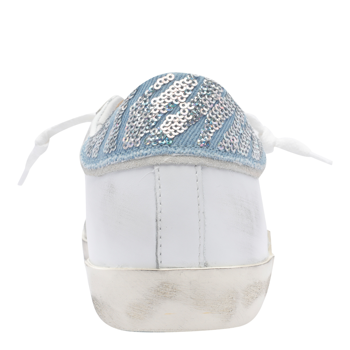 Philippe Model Prsx Low Veau Metal Paillettes Multi Sneaker In White