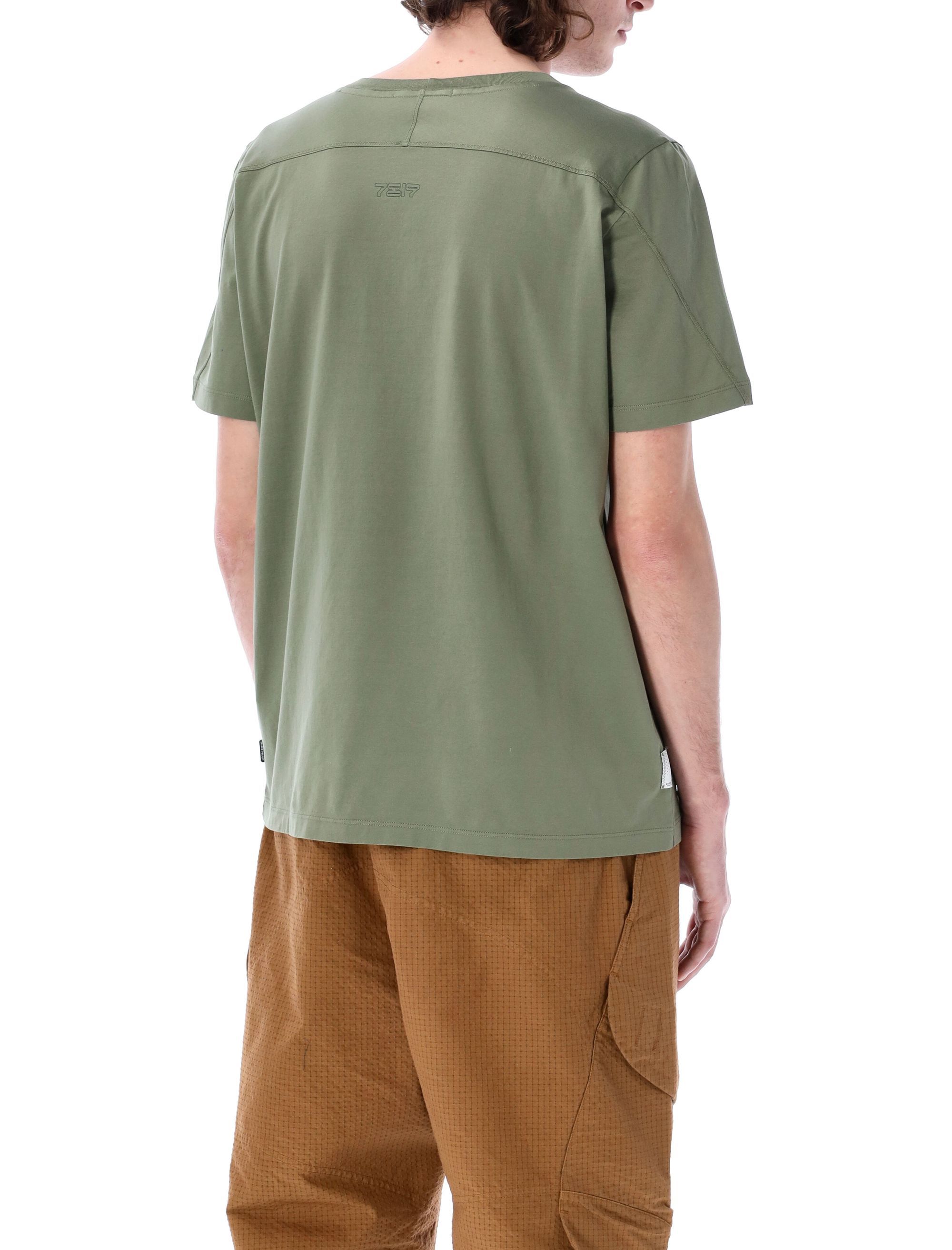 Stone Island Logo-print T-shirt. In Brown
