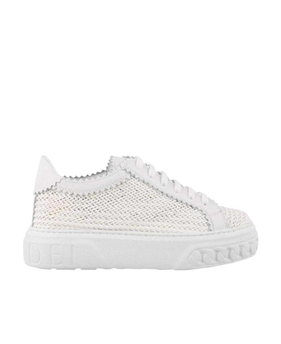 Casadei Woven Low-top Trainers In Multi