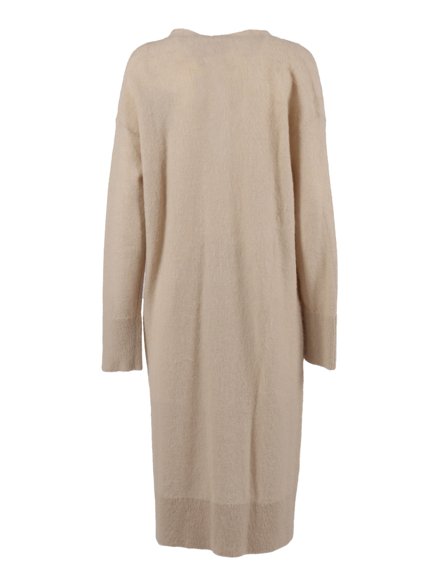 Antonelli Long-sleeved Patch Pocket Sweater In Brown