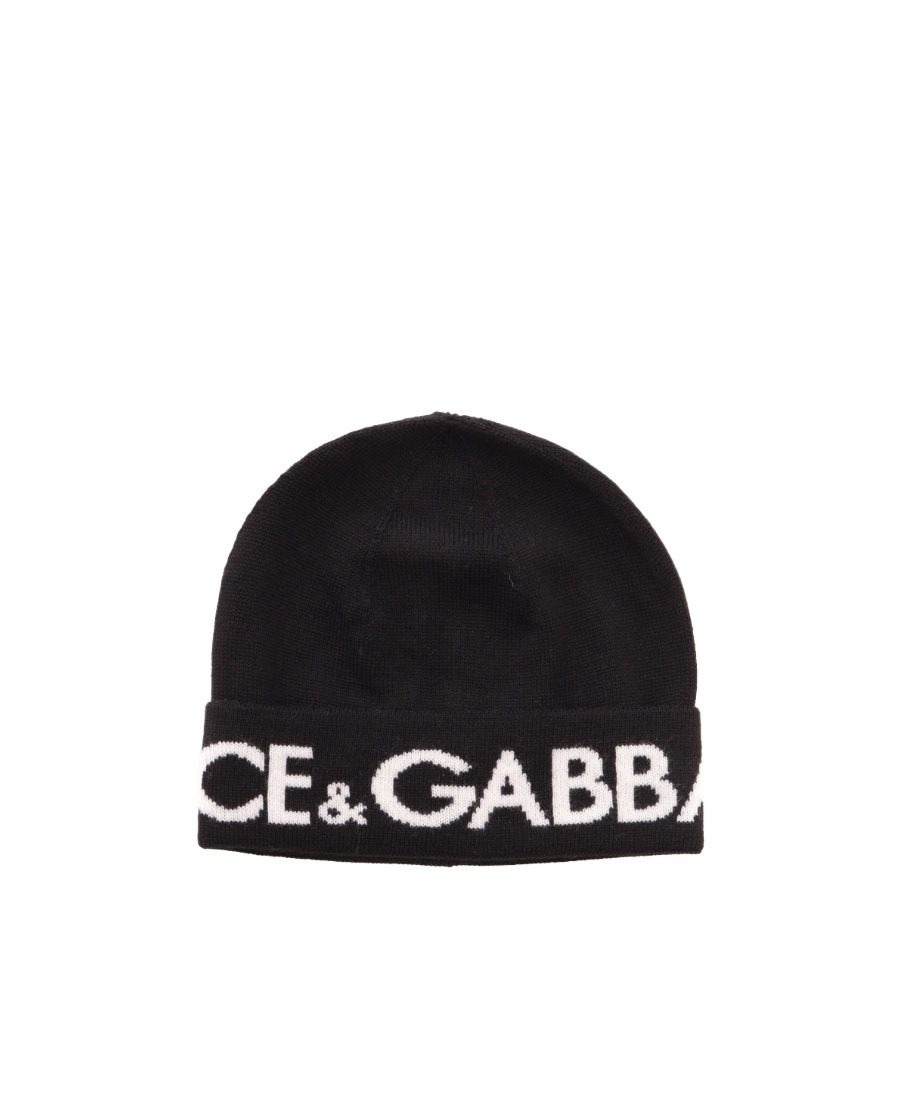 Dolce & Gabbana Kids' Logo Hat In Black