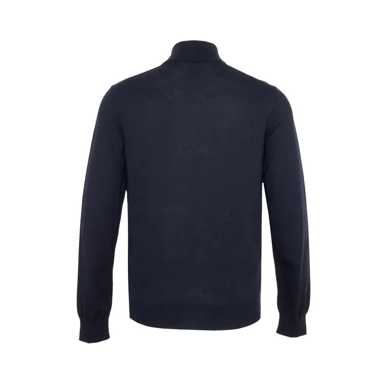 PAUL & SHARK NAVY BLUE ZIPPER DETAIL PULLOVER