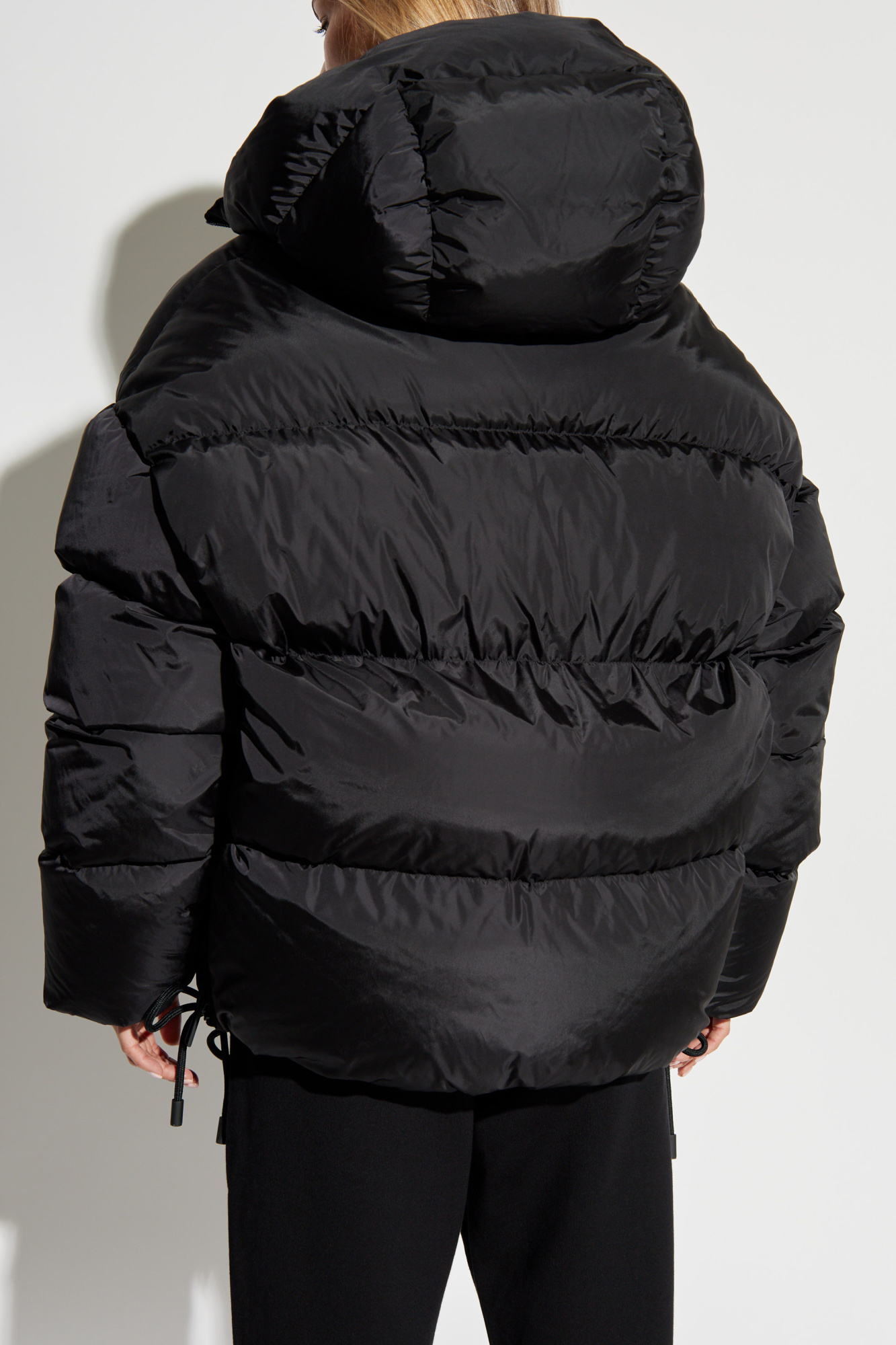 Dsquared2 Padded Hooded Jacket In Black