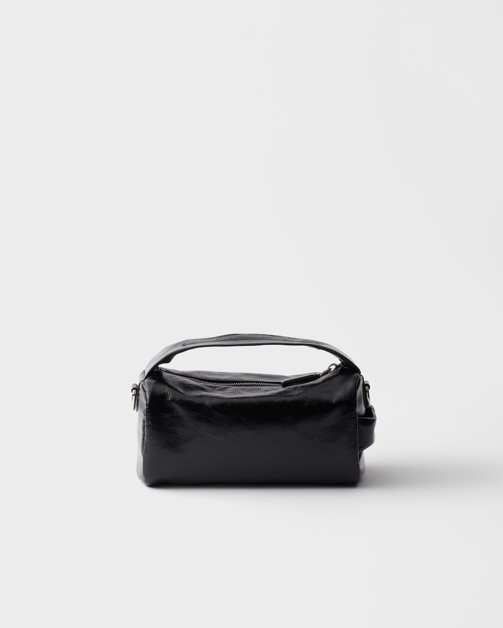 Prada Rectangular Handbag Top Handle In Black