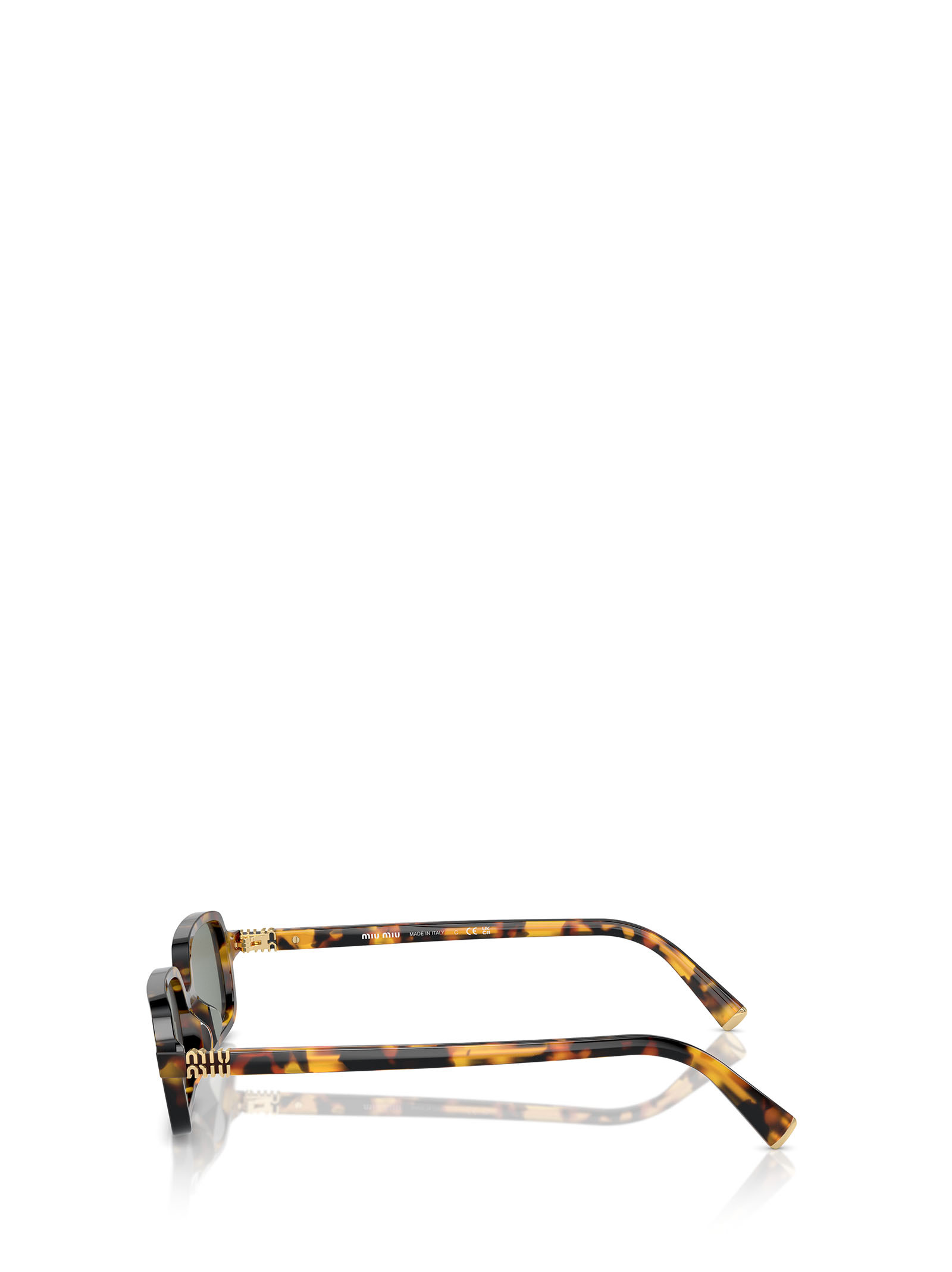 Miu Miu Rectangular Sunglasses In Multi