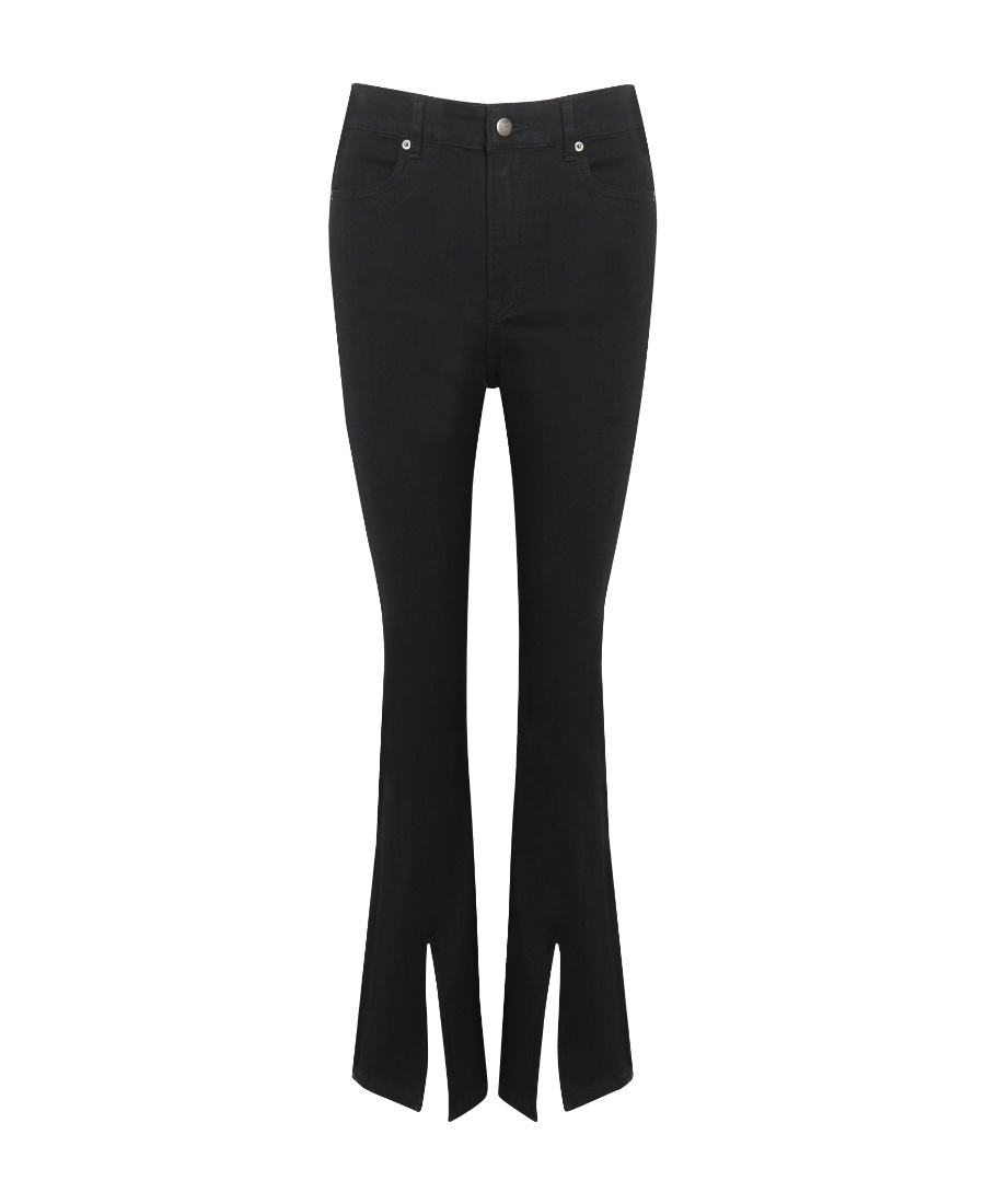 Liuregali Split Jeans In Black